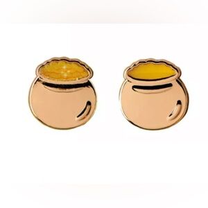 🍀Lucky charms gold pot earrings/studs 🍀